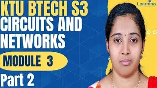 S3 EEE - Circuits and Networks - Module 3 Part 2