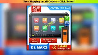 OTOFIX D1 Max2 Automotive Diagnostic Scan Tool Bi-Directional Scanner ECU Coding DoIP & CANFD 2