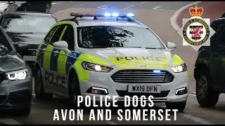 DOG UNITS! Avon and Somerset Police Dog Vehicles responding