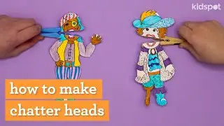 How to make chatter heads kids paper craft activity