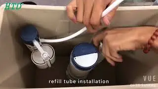 How to Change a Top Fixed Push Button Dual Flush Valve in a Toilet Cistern