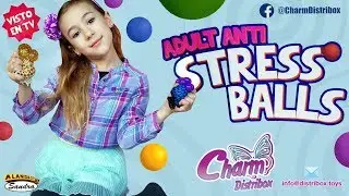 ADULT ANTI STRESS BALLS -UNBOXING COMPLETO!!!#CHARM DISTRIBOX