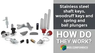 Spring plungers and shaft keys: New products from WDS Components