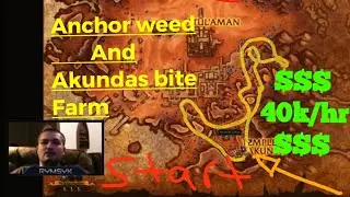 ANCHOR WEED + AKUNDAS BITE FARM 25k-40k Gold/HR MINIMUM