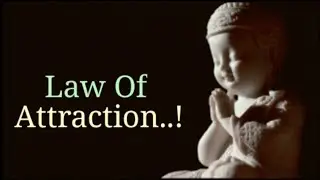 Law Of Attraction | Buddha status in english | Creative Thinking