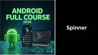(445) Android Spinner Tutorial | Create Dropdown Menus in Android Studio | Complete Android Course