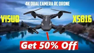 Visuo XS816 RC Drone | Best 4K Camera Drone under 100 |