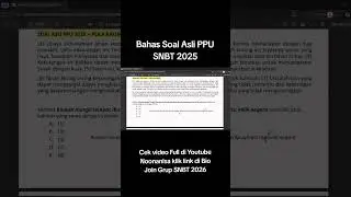 Bahas Soal Asli UTBK 2025. Subscribe biar gak ketinggalan, tonton fullnya yuk #snbt #utbk #fyp
