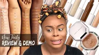 New Fenty Beauty Concealer & Setting Powder | Review & Demo | ShaniceAlisha .
