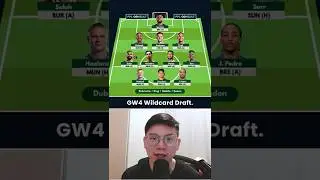 FPL GW4 EARLY WILDCARD TEAM! 🔥 | Fantasy Premier League 2025/26 #fantasypremierleague #fpl#gw4