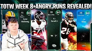 TOTW WEEK 8 AND ANGRY RUNS REVEALED! 91 AJ TERRELL, JACOBS, AND MORE!