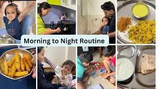Morning to Night Routine with kids.(Weekend Healthy Breakfast with family).🌸