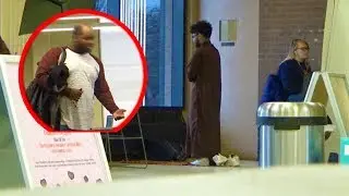 MUSLIM PRAYING IN COLLEGE (social experiment)