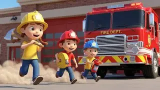 Fire Truck Alphabet Rescue Song for Kids | ABC Song for Kids, Learning Letters, Baby Songs & Kids