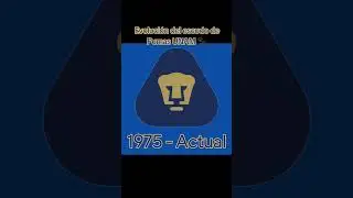 Evoluci&oacute;n del escudo de Pumas UNAM 🐾🇧🇦 #Pumas #UNAM #futbol #LigaBBVAMX #Goolal90 #gool_al_90 #Puma