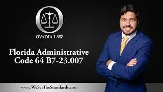 3 Florida Administrative Code 64 B7-23.007 Massage Therapy Assessment