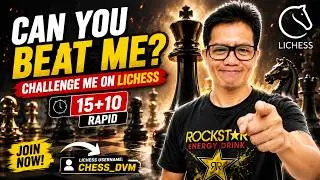 April 18, 2025 - LET'S PLAY CHESS ! DGT CHESSBOARD - LICHESS 15 + 10