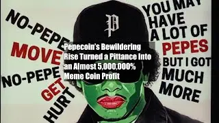 Pepecoin&rsquo;s Bewildering Rise Turned a Pittance Into an Almost 5,000,000% Meme Coin Profit