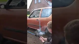 vuurwerk afschieten gaat fout