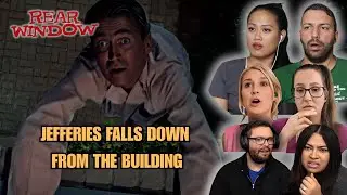 BEST Reaction to ''JEFFERIES FALLS FROM THE BUILDING'' in Rear Window (1954) | Movie Reaction