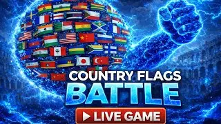 Learn Country Flags and Anthems &ndash;  Flag Wars | Live 7/24 WAR 🌍 #shortsfeeds #flagwar 24.01.2026 #2