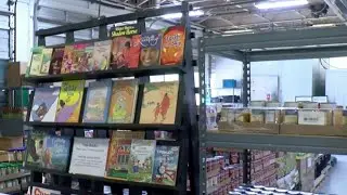 Food pantry asking for book donations