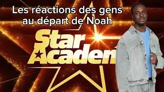 La r&eacute;action des gens au d&eacute;part de Noah de la Star Academy #staracademy #staracademy2025 