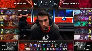 SKT vs MSF (WC2017 1/4 финала игра 5) Must See