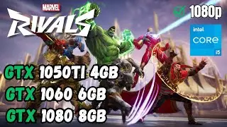 Marvel Rivals ✅ GTX 1050TI - GTX 1060 - GTX 1080 | Test Rendimiento |