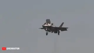 Vuelo Lockheed Martin F-35B Lightning II JASDF, Airshow Base Aérea de Nyu Tabaru, Japón. 07.12.2025