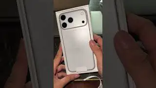 iPhone 17 Pro Max Silver Unboxing 🩶 #iphone17promax #iphone17 #iphone17promaxunboxing #unboxing