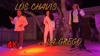 LOS CHAVIS  LA GREGO Y JERITO EN CONCIERTO 2024 CON SU ULTIMO TEMA RENUNCIE 4K RUMBA SALSA