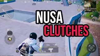 NUSA CLUTCHES HIGH TIER BGMI BEST GAMEPLAY HIGHLIGHTS|luckyplays