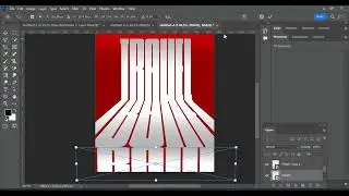 Travel post design in Photoshop