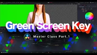 크로마키_ 프로의 그린 스크린 제거 방법 (Green Screen Remove) Part.1_다빈치리졸브