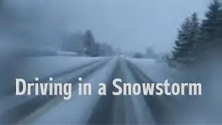 Driving in a Snowstorm in Ottawa Canada, Winter storm, Winter in Canada
