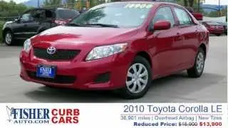 2010 Toyota Corolla LE - Fisher Auto (Stock #P6567)