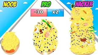 Ramen Run 3D - NOOB vs PRO vs HACKER