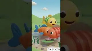 Fish swimming 🥽 #cartoon #3danimation #animation #ai #shorts #shortsfeed #fish #short #ytshort