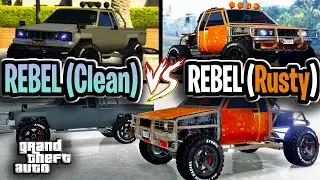 Rusty Rebel VS. Clean Rebel Which ONE TO BUY? Car Comparison - GTA 5 Online | Toyota Hilux | NEW 4X4
