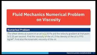 Dyanamic Viscosity and kinematic viscosity  #DynamicViscosity #KinematicViscosity #FluidResistanc