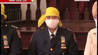 NYPD Community Chief Jeffrey Maddrey Visits Richmond Hill Gurudwara Sikh Culture Society