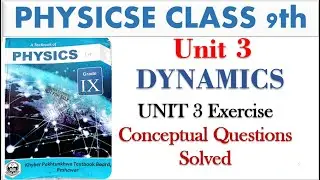 📘 Conceptual Questions Unit 3 Exercise 9 | Physics Explained Clearly