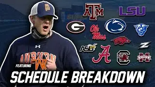 Auburn Tigers Full Football Schedule Breakdown | Ft. @TheWarRapport | Auburn Football