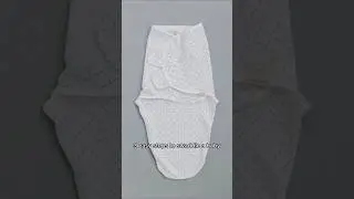3 easy steps to swaddle a baby #keababies #shorts #swaddlewrap