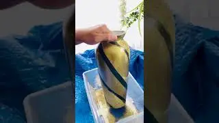 B.C. GLAM DECOR..DIY GOLD VASE