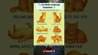 🐾 Cat Body Language Explained 🐱 | What Your Feline Friend is Really Saying! #CatBodyLanguage