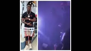 Fan throws money at Orlando rapper #Hotboii mad he didnt shake his hand