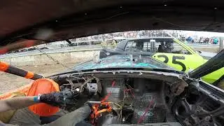 jackson county fullsize  demo derby 2017 in car cam go pro