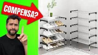 Sapateira Vertical 6 Andares Inox | Organize Seus Cal&ccedil;ados com Estilo!